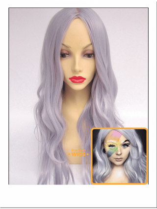 Wavy Silver Wig