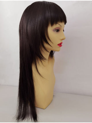 Wolf Cut Hair Wig Brown