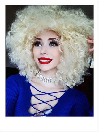 Extra Large Blonde Afro Wig