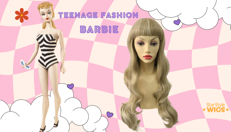 1959 Teenage Fashion Barbie Wig